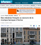 Des mécènes français au secours de la musique baroque à Venise